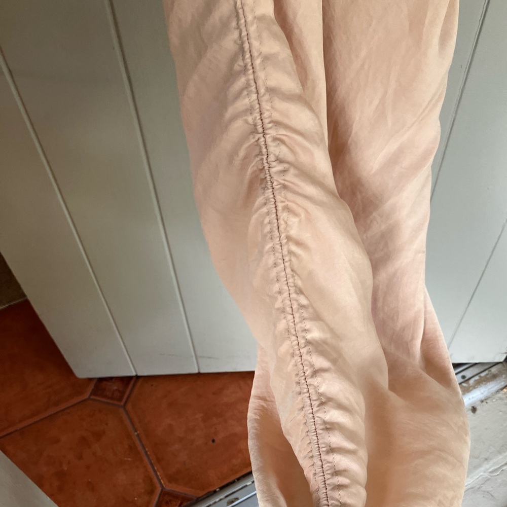 Nude cowl neck fitted dress - Picture 4 of 5